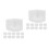 20Pcs Protective Packaging Corners White Epe for Frame and Furniture 6