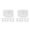 20Pcs Protective Packaging Corners White Epe for Frame and Furniture 4