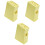 3Pcs Yellow Kitchen Organizer Block Stand Plastic Cutlery Holder 3