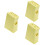 3Pcs Yellow Kitchen Organizer Block Stand Plastic Cutlery Holder 6