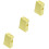 3Pcs Yellow Kitchen Organizer Block Stand Plastic Cutlery Holder 5