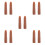 10Pcs Silicone Hand Mannequin for Nails Realistic Flexible Light Brown 7