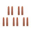 10Pcs Silicone Hand Mannequin for Nails Realistic Flexible Light Brown 5