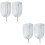 4Pcs Lightweight White Plant Protection Covers Non-Woven 8