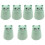 7Pcs Practical Manual and Storage Box Green Plastic 4