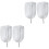 4Pcs Lightweight White Plant Protection Covers Non-Woven 5