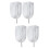 4Pcs Lightweight White Plant Protection Covers Non-Woven 9