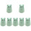 7Pcs Practical Manual and Storage Box Green Plastic 5