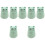 7Pcs Practical Manual and Storage Box Green Plastic 6