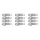 12Pcs Silver Snap Hook Clips Zinc Alloy Quick Release Rope Hooks 4