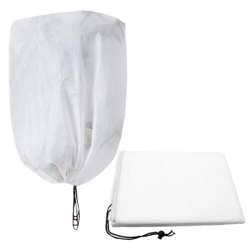 4Pcs Lightweight White Plant Protection Covers Non-Woven 2