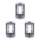 3Pcs Durable Transparent Circuit Breaker Box Panel Cover Waterproof 8