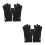 2Pairs Black Multipurpose Winter Windproof Full-Finger Riding Gloves 7