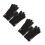 2Pairs Black Multipurpose Winter Windproof Full-Finger Riding Gloves 8