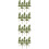 20Pcs Mini Sand Table Green Tree Models Plastic for Kids Scene Layout 9