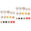 32Pcs Comfortable Silicone Toe Separators for Pedicure Assorted Colors 9