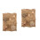 2Sets Brown Rabbit Cooling Mat Small Chew Toy Sleeping Bed 5