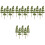20Pcs Mini Sand Table Green Tree Models Plastic for Kids Scene Layout 4