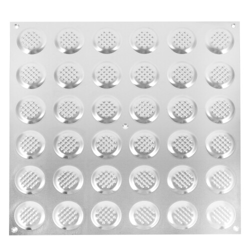 2Pcs Durable Silver Stainless Steel Blind Bricks for Outdoor Pathway