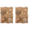 2Sets Brown Rabbit Cooling Mat Small Chew Toy Sleeping Bed 3