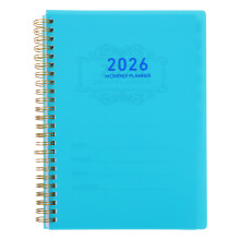 Green Daily Work Planner Notebook Time Management