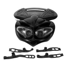 1Set Motorcycle Headlight Bracket Black Durable Plastic Rubber Strap