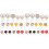 32Pcs Comfortable Silicone Toe Separators for Pedicure Assorted Colors 7