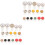 32Pcs Comfortable Silicone Toe Separators for Pedicure Assorted Colors 8