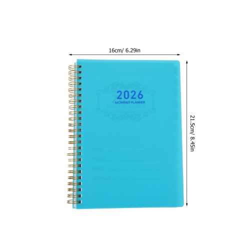 Green Daily Work Planner Notebook Time Management 2