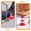 160Pcs Assorted Color Mini Road Construction Cones Plastic Play Toys 8