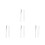 4Pcs Lightweight White Plastic Eyebrow Tattoo Pen for Use 8