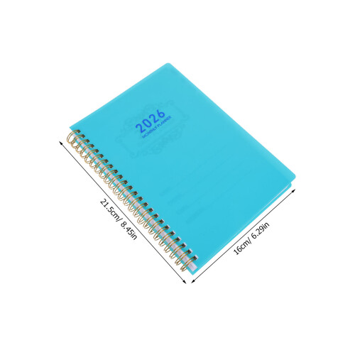 Green Daily Work Planner Notebook Time Management 1