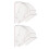 4Pcs Wireless Doorbell Cover Pc Plastic Weatherproof Outdoor Protector 3