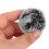 10Pcs Soft Grey Microphone Covers Windproof Furry Lapel Mic Shields 5