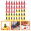 160Pcs Assorted Color Mini Road Construction Cones Plastic Play Toys 7