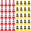 160Pcs Assorted Color Mini Road Construction Cones Plastic Play Toys 2