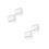 4Pcs Wireless Doorbell Cover Pc Plastic Weatherproof Outdoor Protector 9
