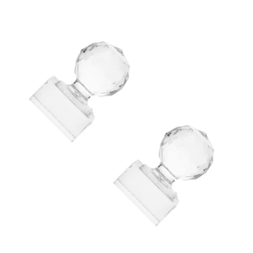 2Pcs DIY Transparent Eyeshadow Stamp Tool Acrylic Makeup Press 2