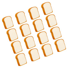 32St Decoratieve Toast Gum Tpr Voor Thuis & Feest Multikleur Gum Set