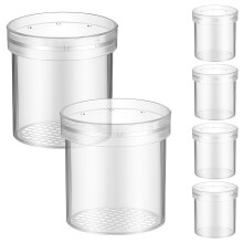 24Pcs Portable Magnifier Jar Transparent Insect Container for Kids