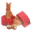 4Pcs Cute Rabbit Shaped Wooden Manual Sharpener Handheld Pencil Tool 1