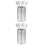 2Sets Multipurpose Silver Stainless Steel Coffee Stir Stirrers 7