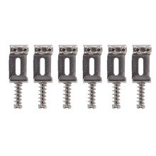 Guitar Bridge Saddles Roller Tremolo for Strat Stratocaster Tele Telecaster Electric Guitar Accessories Silver