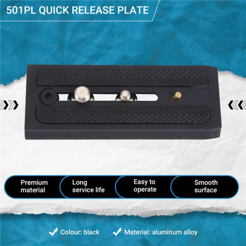 BEXIN 501PL Extended Quick Release Plate P200 for  Benro S4 Hydraulic  Quick Release Plate 120MM 2