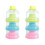 2Pcs 3-Compartment Dispenser Multi-Use Snack Container 2