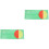 2Pcs Green Circular Area Teaching Prop for Primary School Math 3