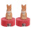 4Pcs Cute Rabbit Shaped Wooden Manual Sharpener Handheld Pencil Tool 3