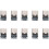 10 Pcs USB 3.1 Type C Connector 14 Pin Female Socket Receptacle Through Holes PCB 180 Vertical Shield USB-C1 1