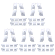 60Pcs Car Door Memory Lock Buttons Covers Stickers for CLA/GLA/GLK/GLE/CLS/GL/ML/A/B/E
