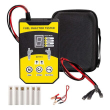 Fuel Injector Tester Cleaner Kit, 8 Pulse Modes Injector Tester 6 Size Cleaning Adapters 12V/5V Output Power Drive